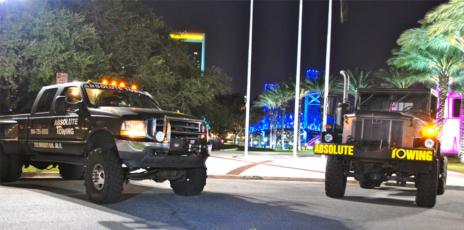 Need a tow truck? Get out of a bad situation with Absolute Towing in Jacksvonville, FL
